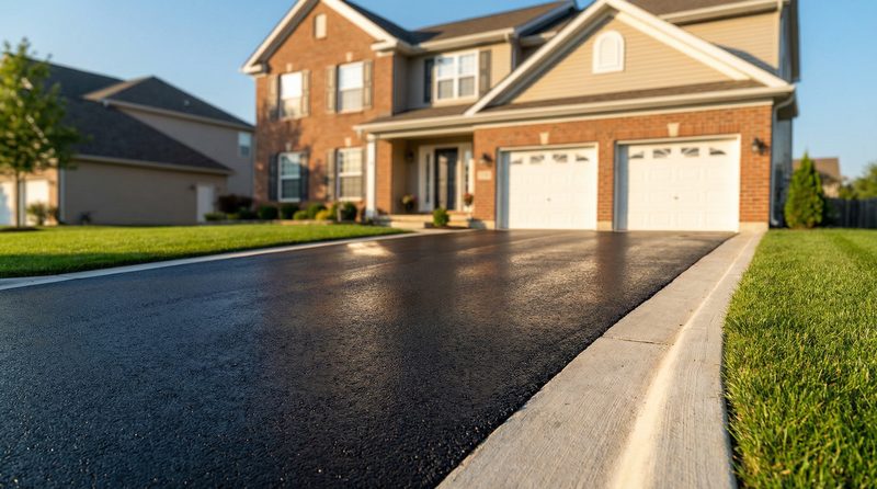 Asphalt driveway paving in Kokomo, Indiana