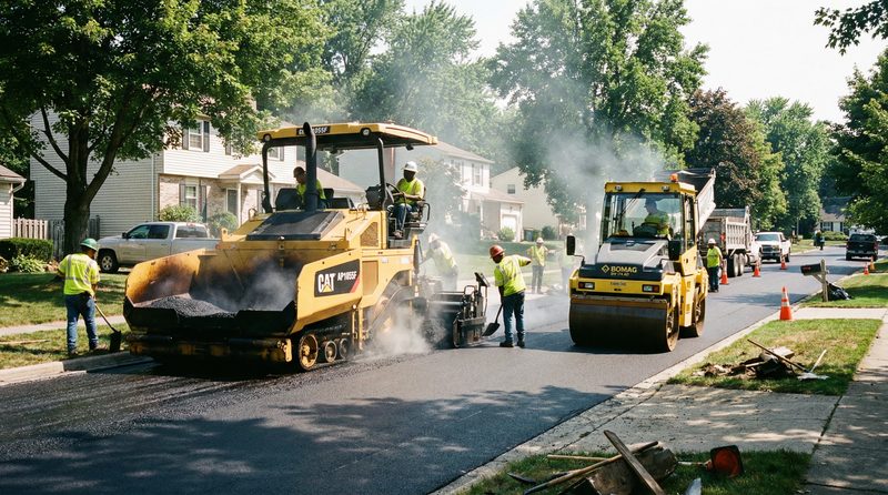 Asphalt resurfacing in Kokomo, Indiana