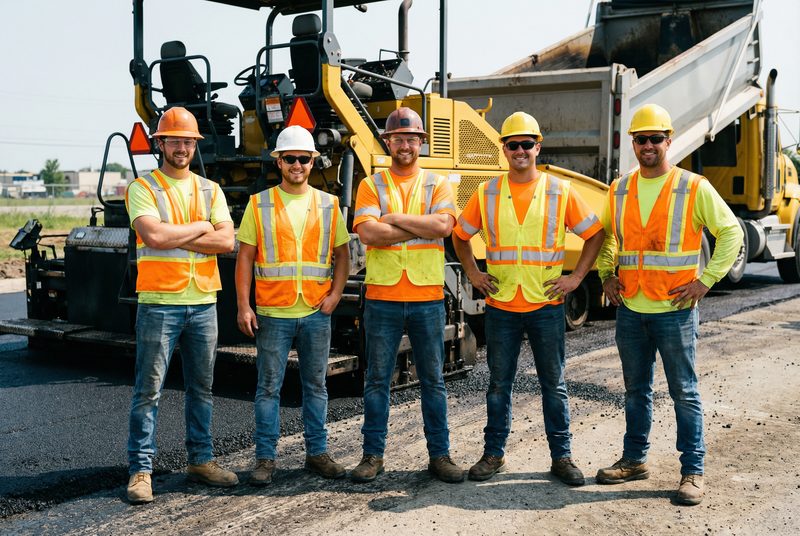 Kokomo Asphalt Paving professional team